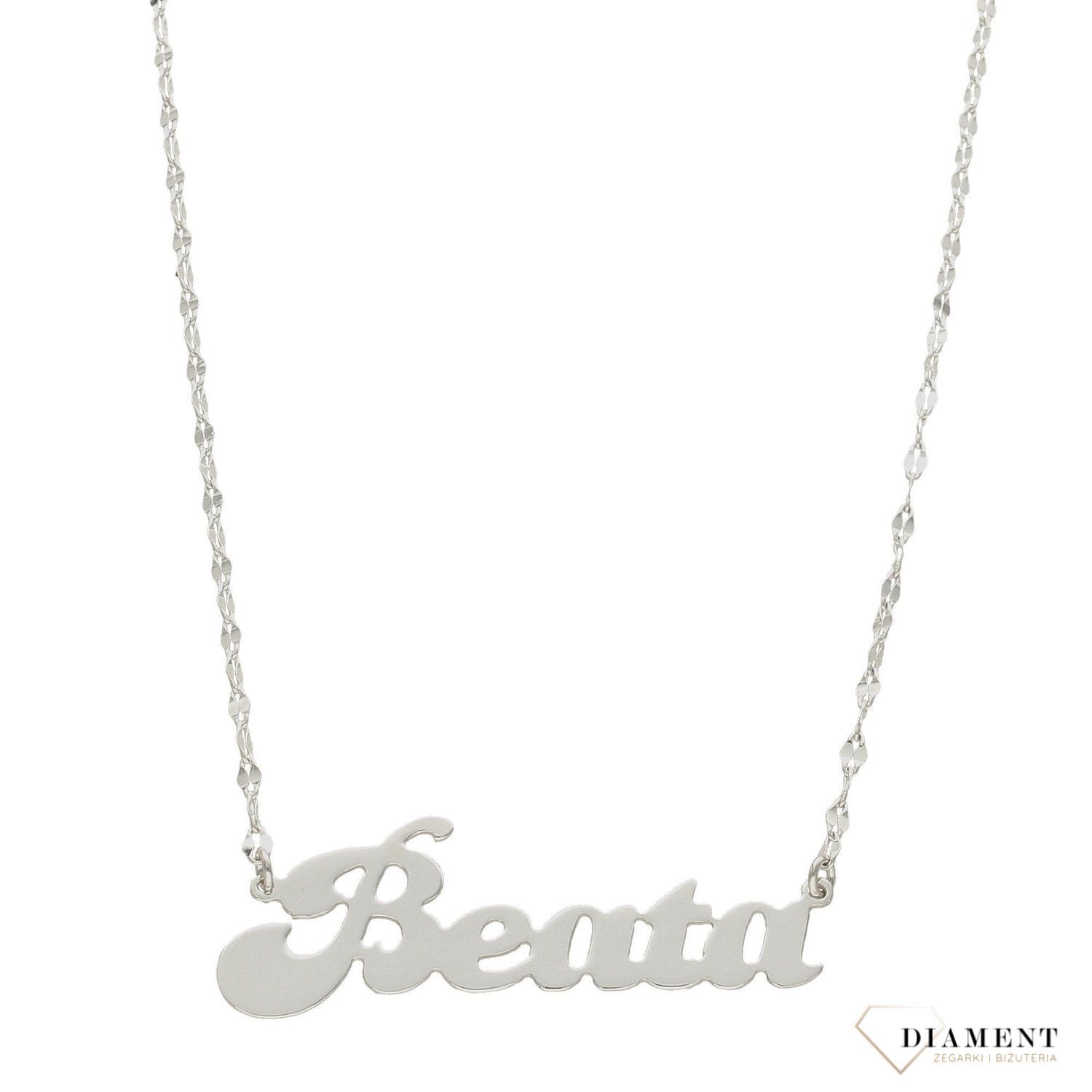 Naszyjnik srebrny z imieniem Beata.jpg